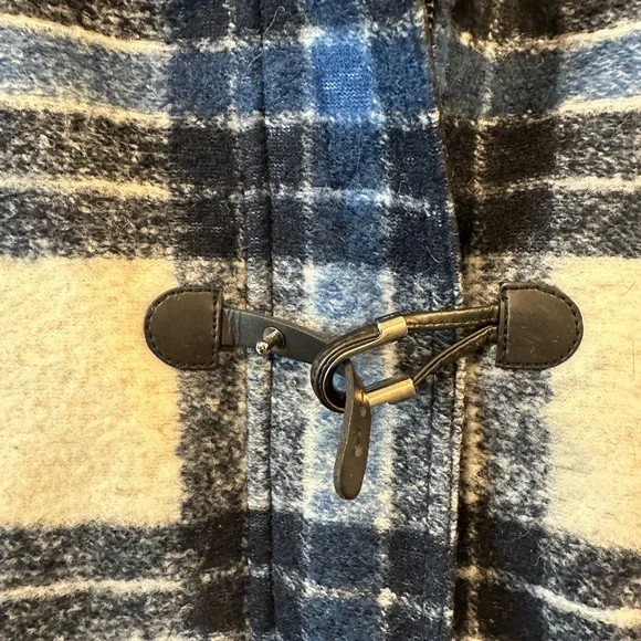 Worth Blue and White Plaid Jacket - Picture 4 of 5